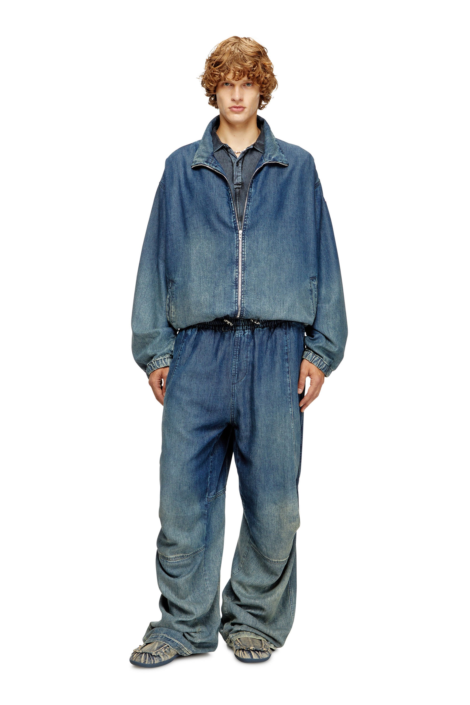 Diesel - Man's Relaxed Jeans D-Pari 068TC, Dark Blue - 2