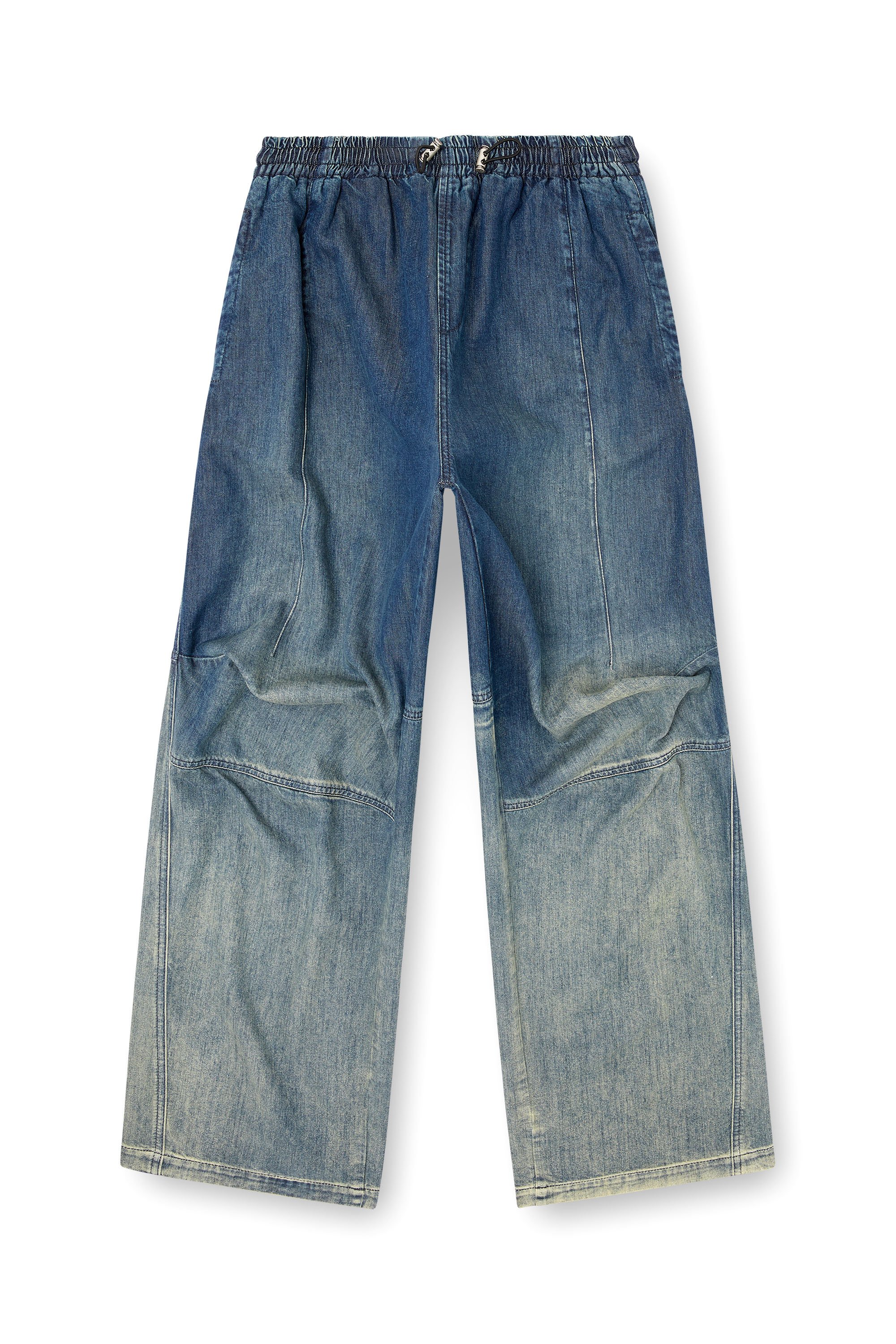 Diesel - Man's Relaxed Jeans D-Pari 068TC, Dark Blue - 3